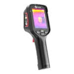 Cámara termográfica Guide serie EasIR Max, vista lateral con pantalla táctil