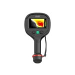Cámara térmica Guide serie PR II para bomberos, pantalla de frente con imagen térmica